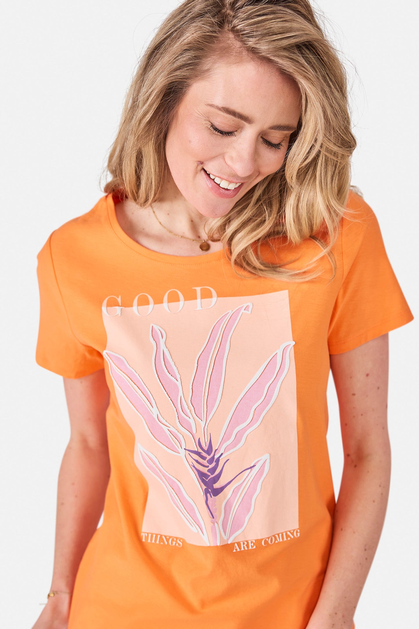 T-Shirt "DaliahL" aus Baumwolle