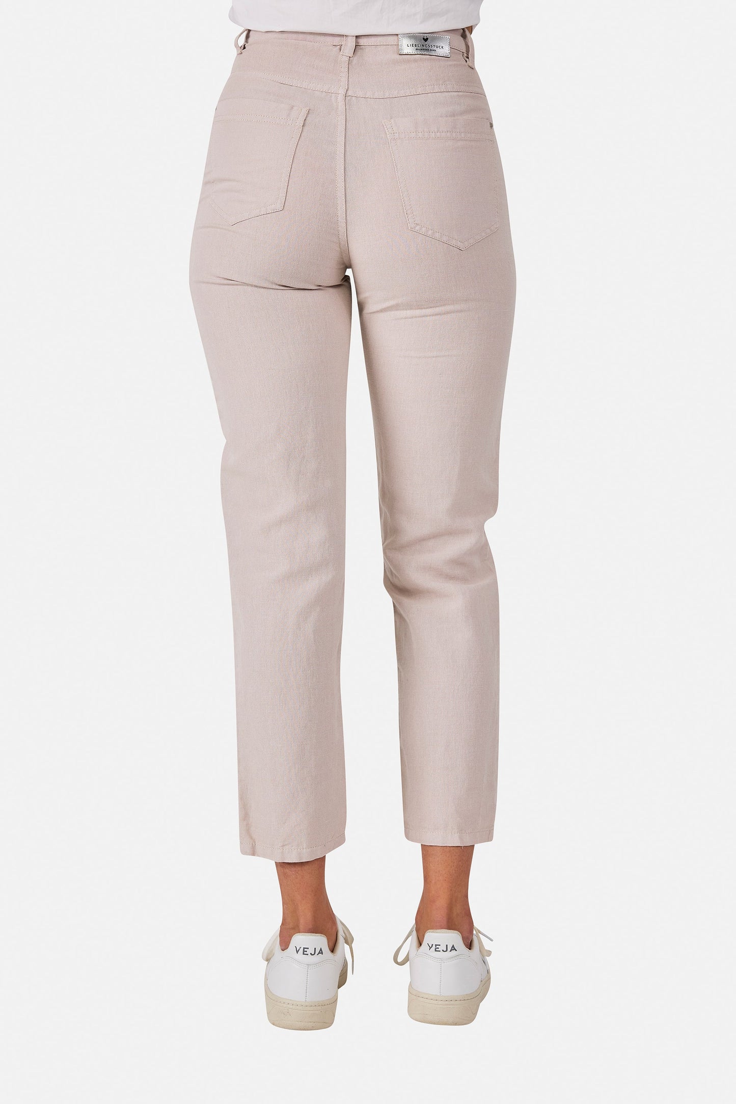 Chino "HoneyHoneyH" aus Leinenmix