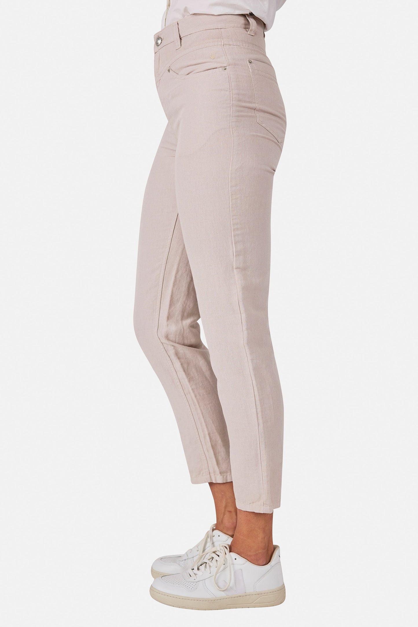 Chino "HoneyHoneyH" aus Leinenmix