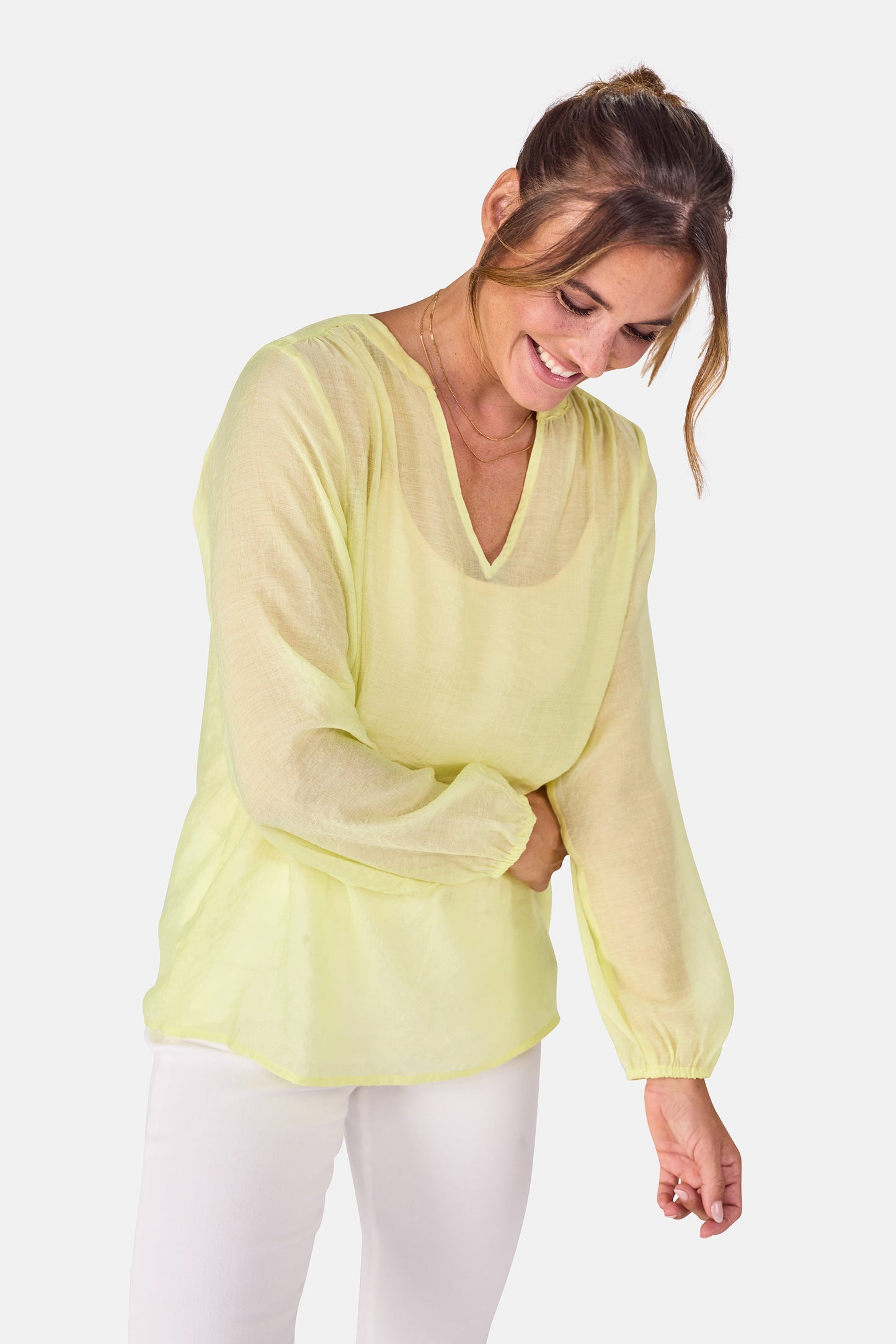 Bluse "RyanaL" aus Viskosemix
