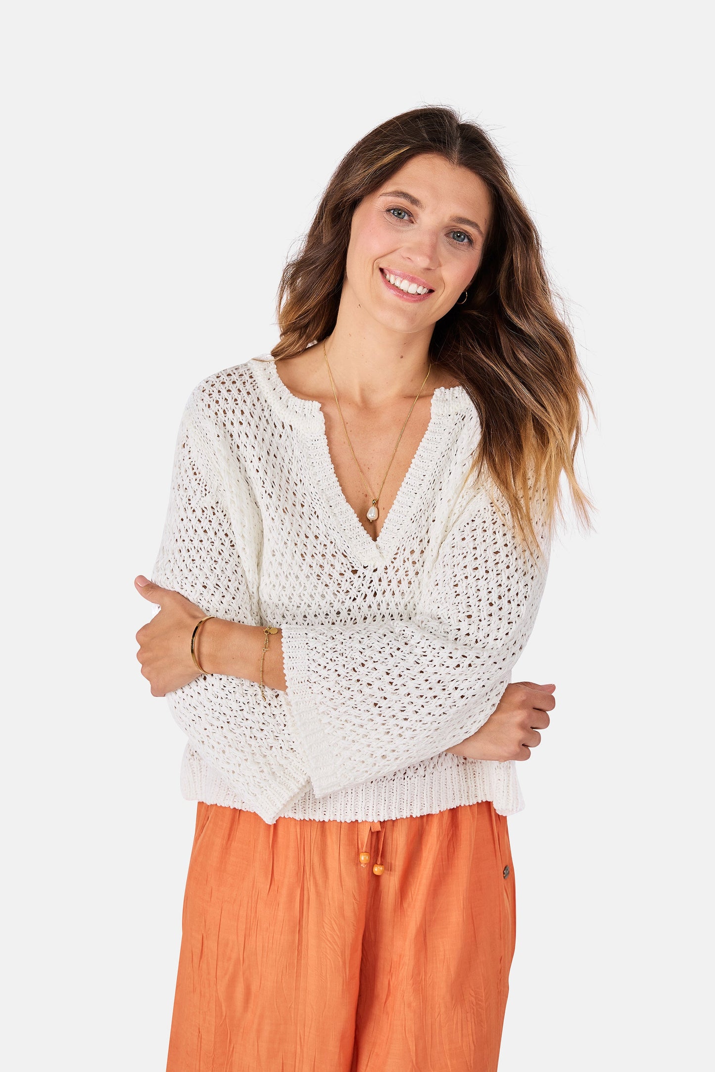 Pullover "LeneL" aus Baumwollmix