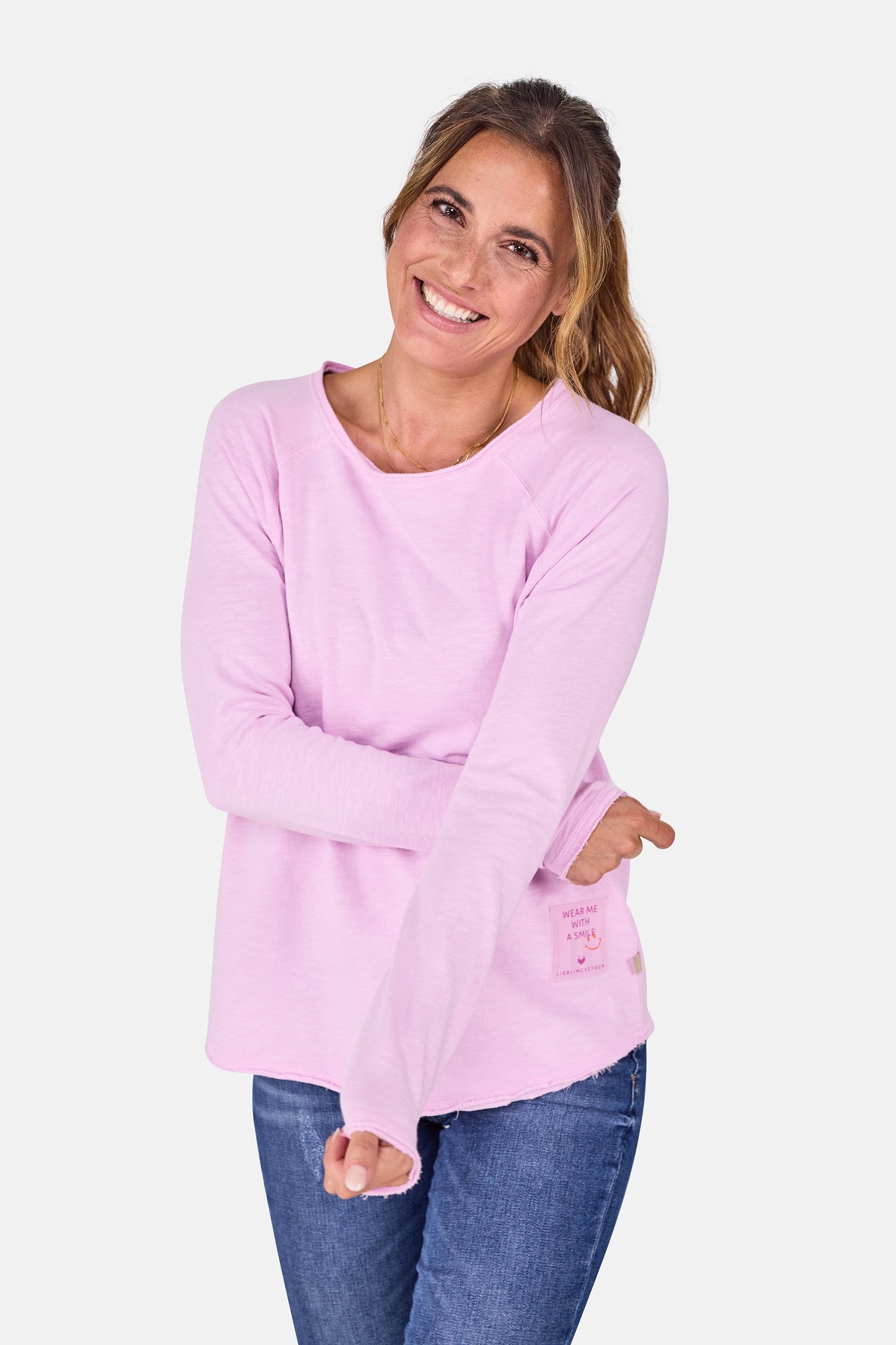Sweatshirt "CathrinaEP" aus Baumwolle