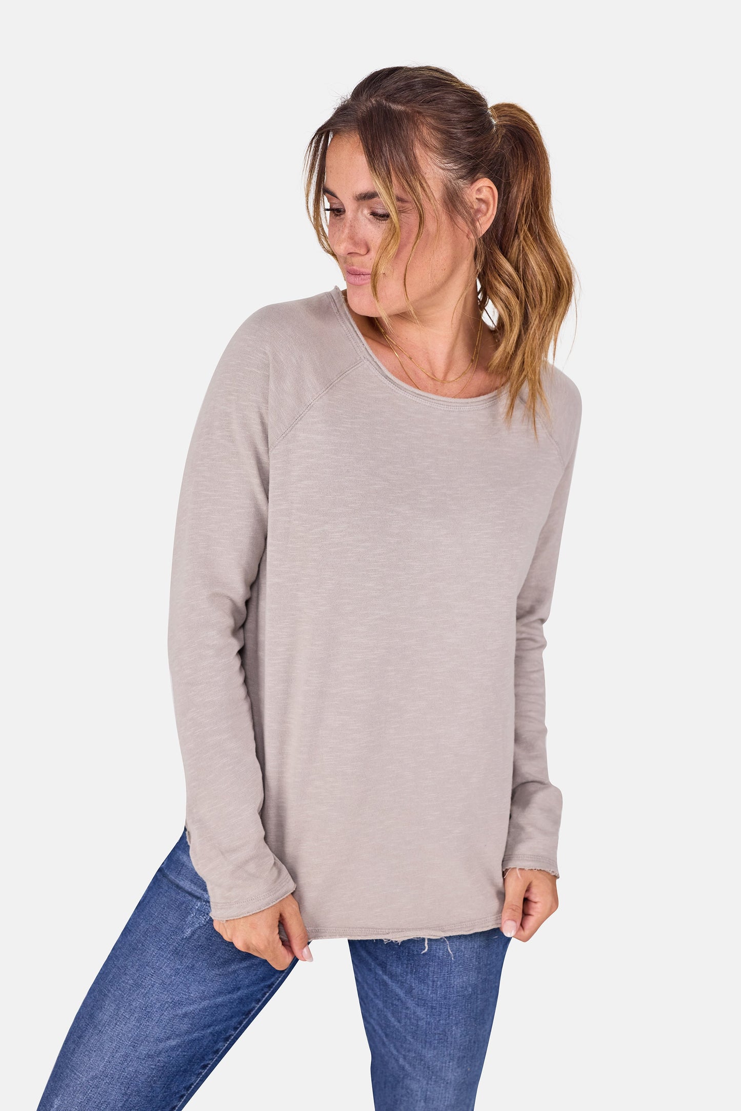 Sweatshirt "CathrinaEP" aus Baumwolle