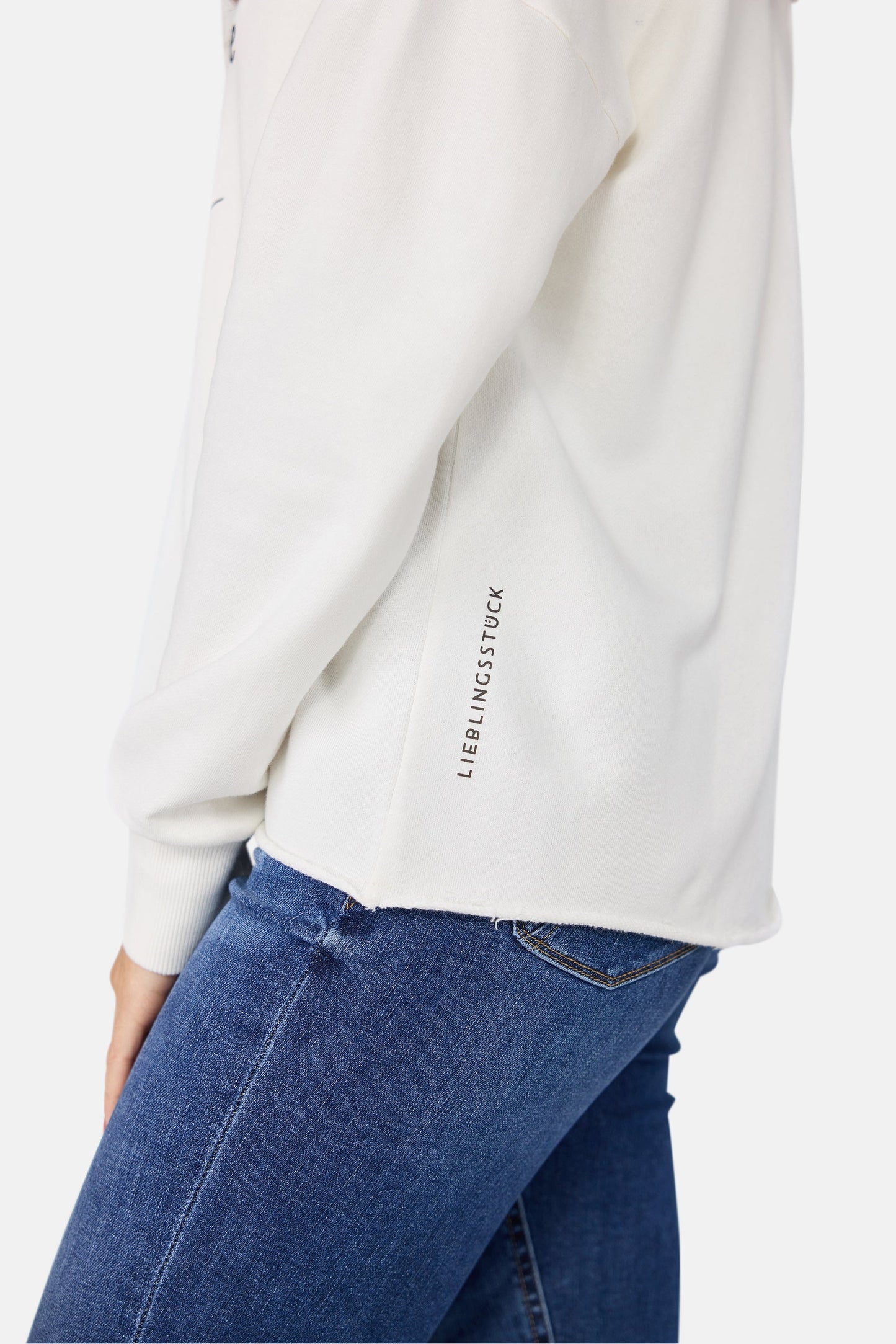 Sweatshirt "CyreneL" aus Baumwolle