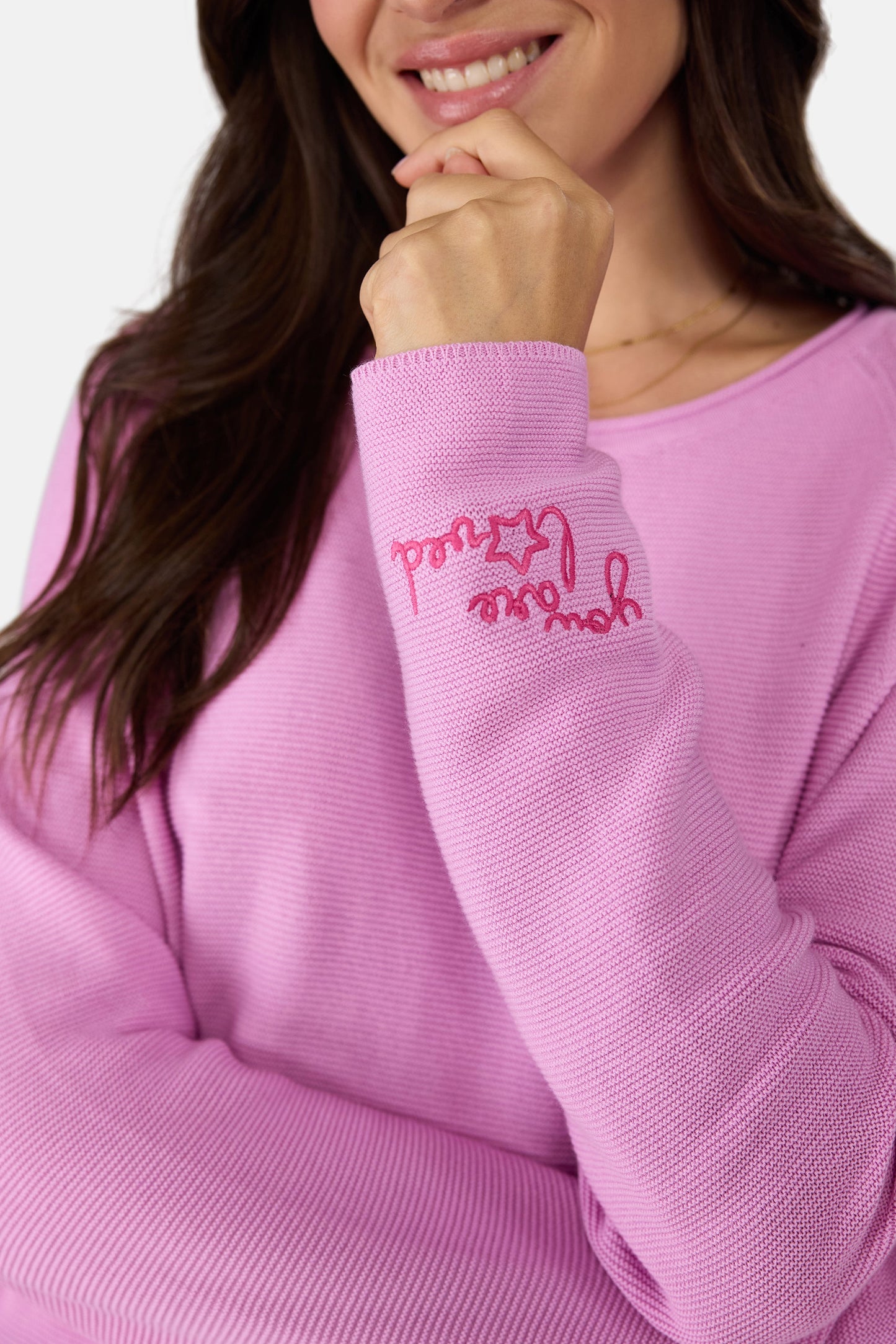 Pullover "AilaniL" aus Baumwolle