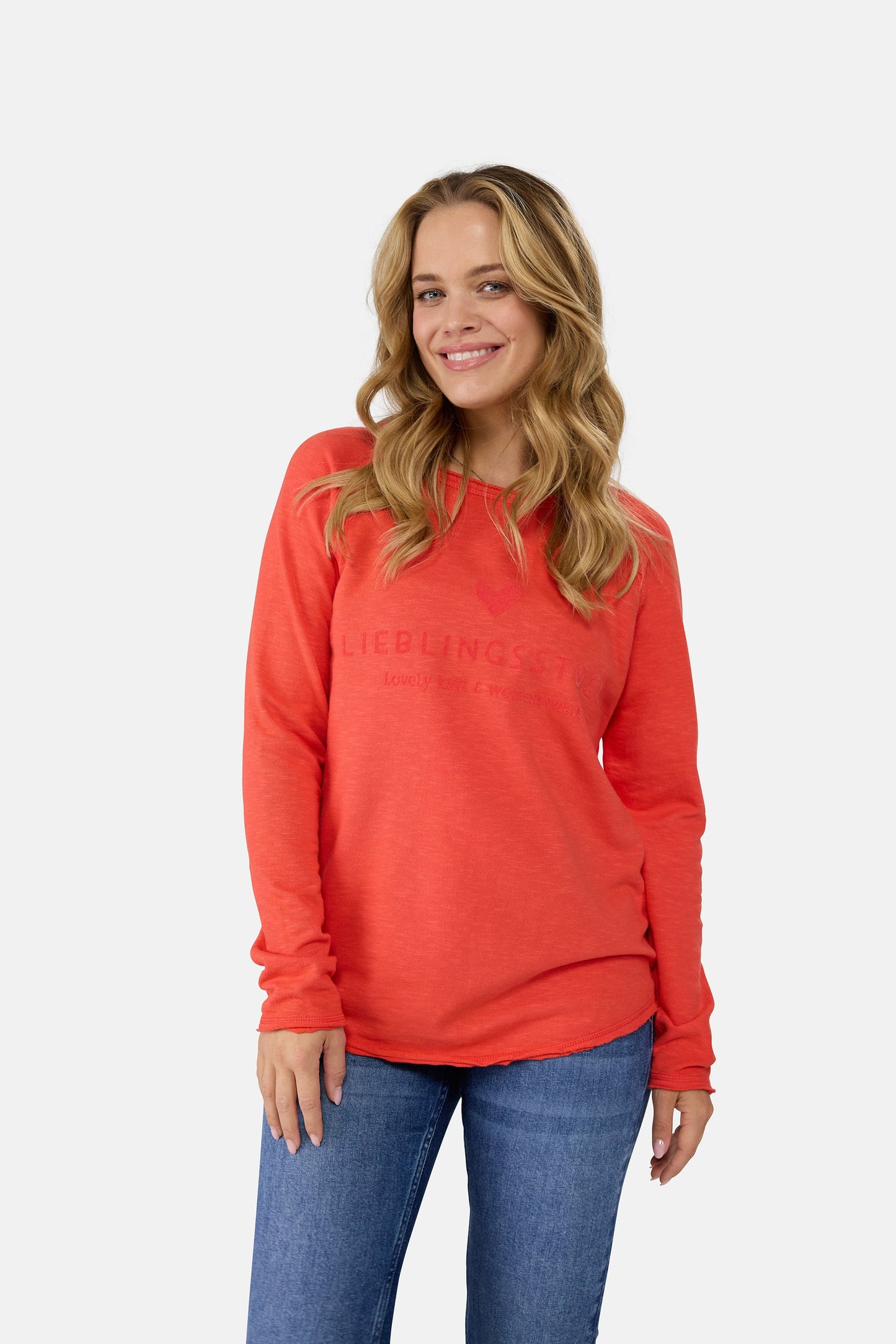 Sweatshirt "CathrinaEP" aus Baumwolle