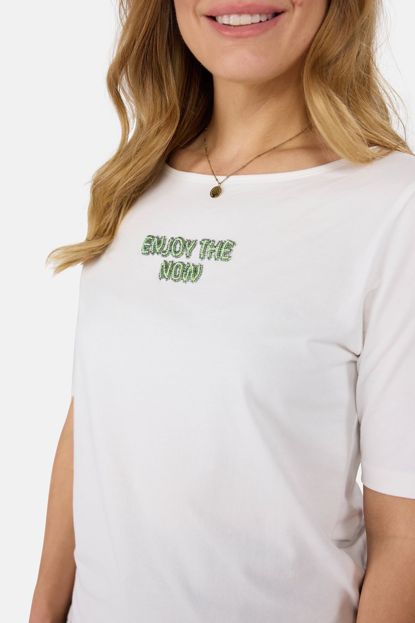 T-shirt "DinaL" mit Elasthan