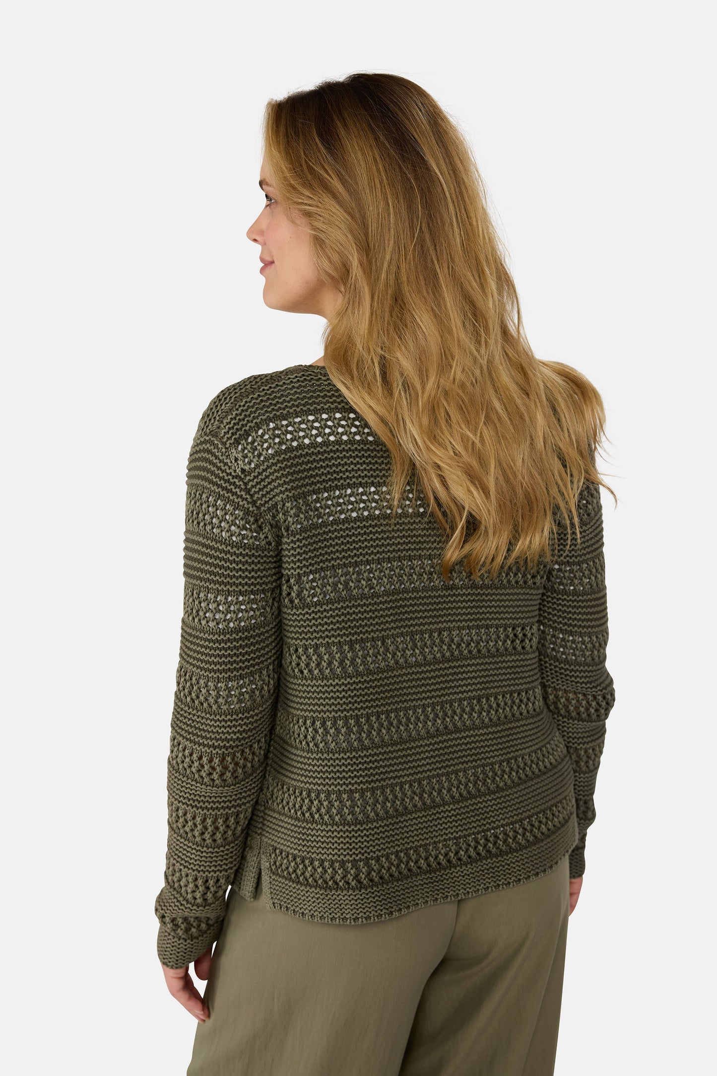 Strickjacke "TienL" aus Baumwolle