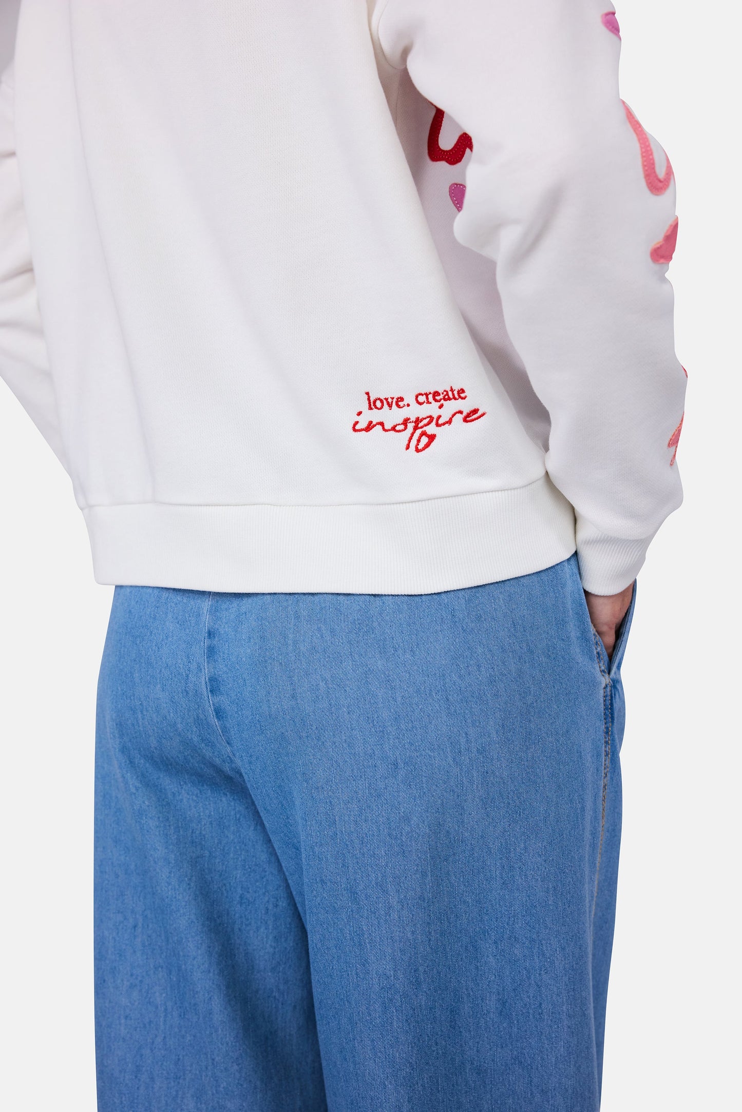Sweater "CharlyL" aus Baumwolle
