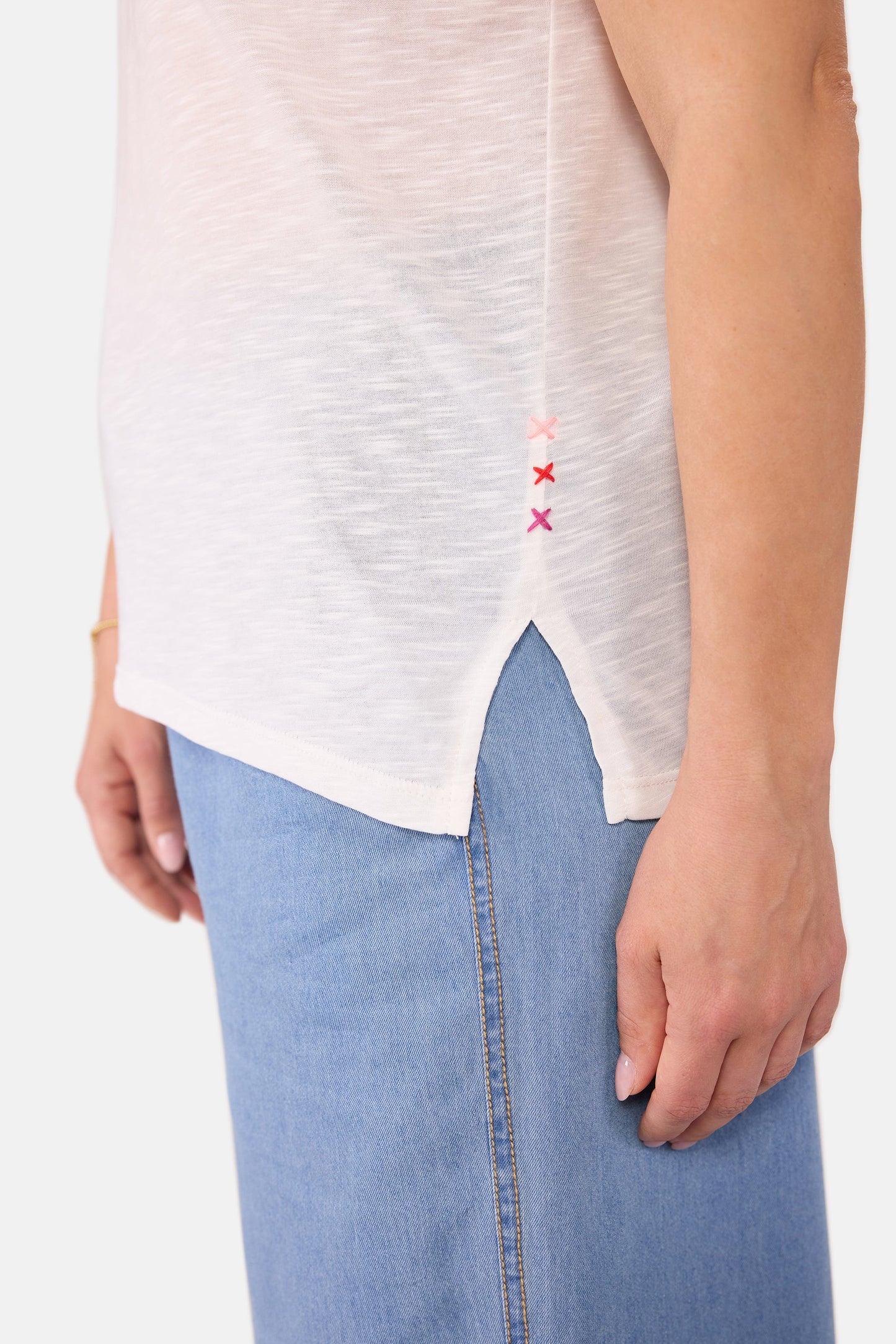 T-Shirt "DruanaL" aus Baumwolle