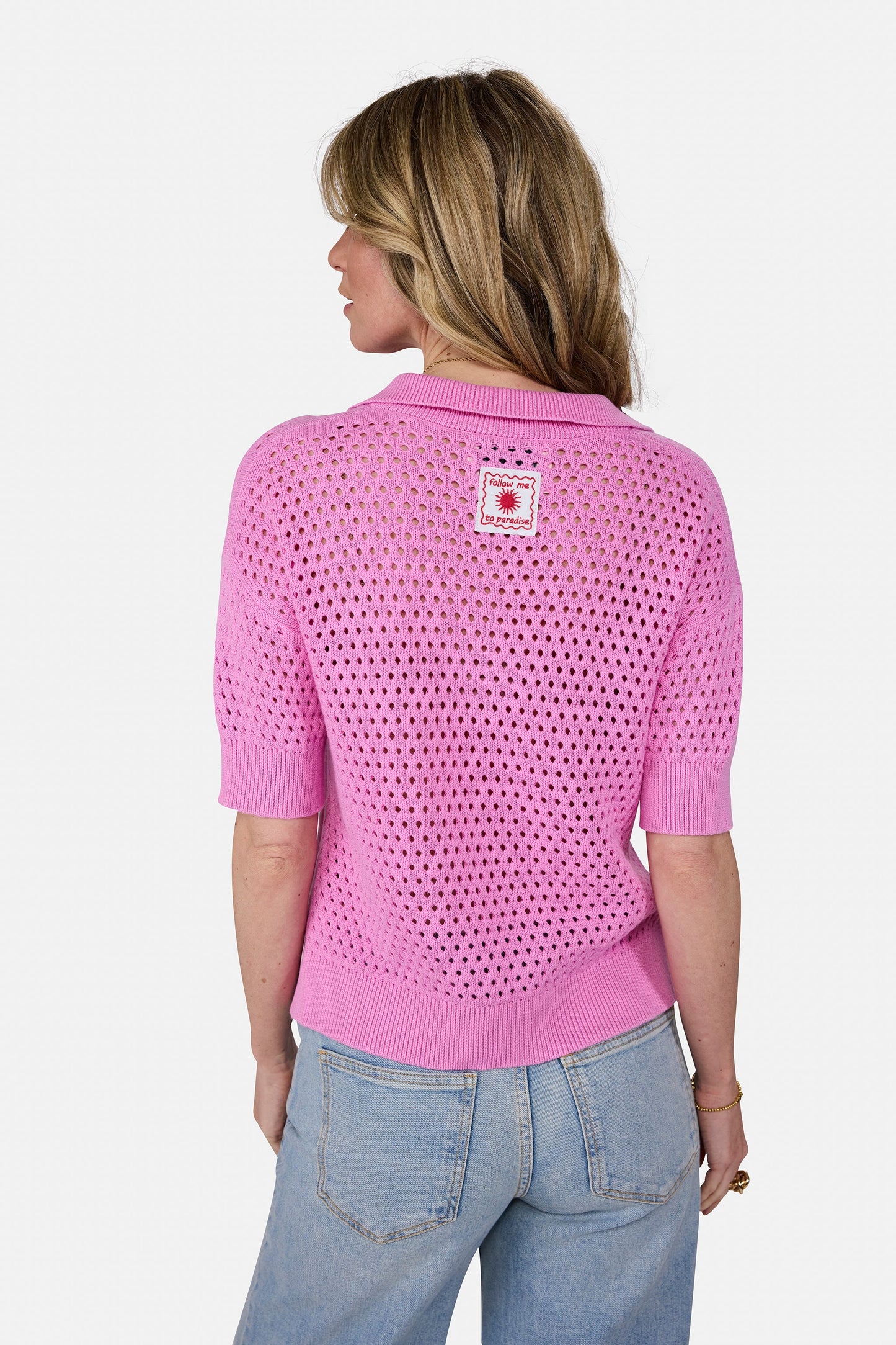 Strickpullover "PinsaL" aus Baumwolle