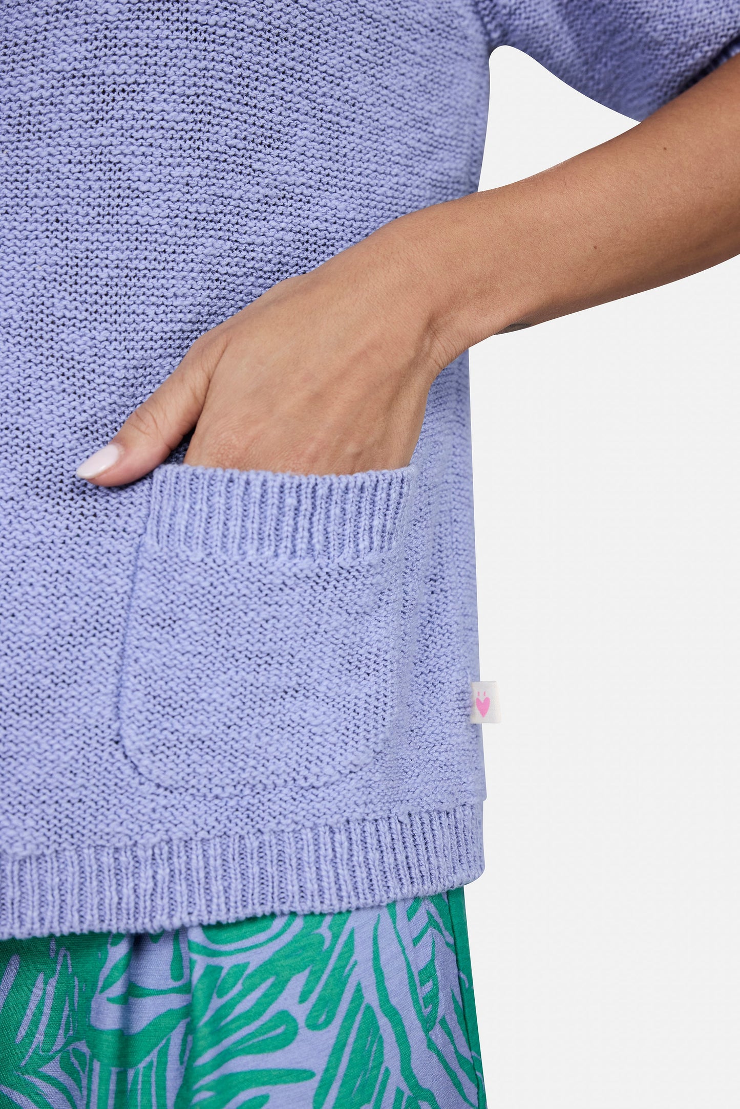 Strickjacke "SanjaL" aus Baumwolle