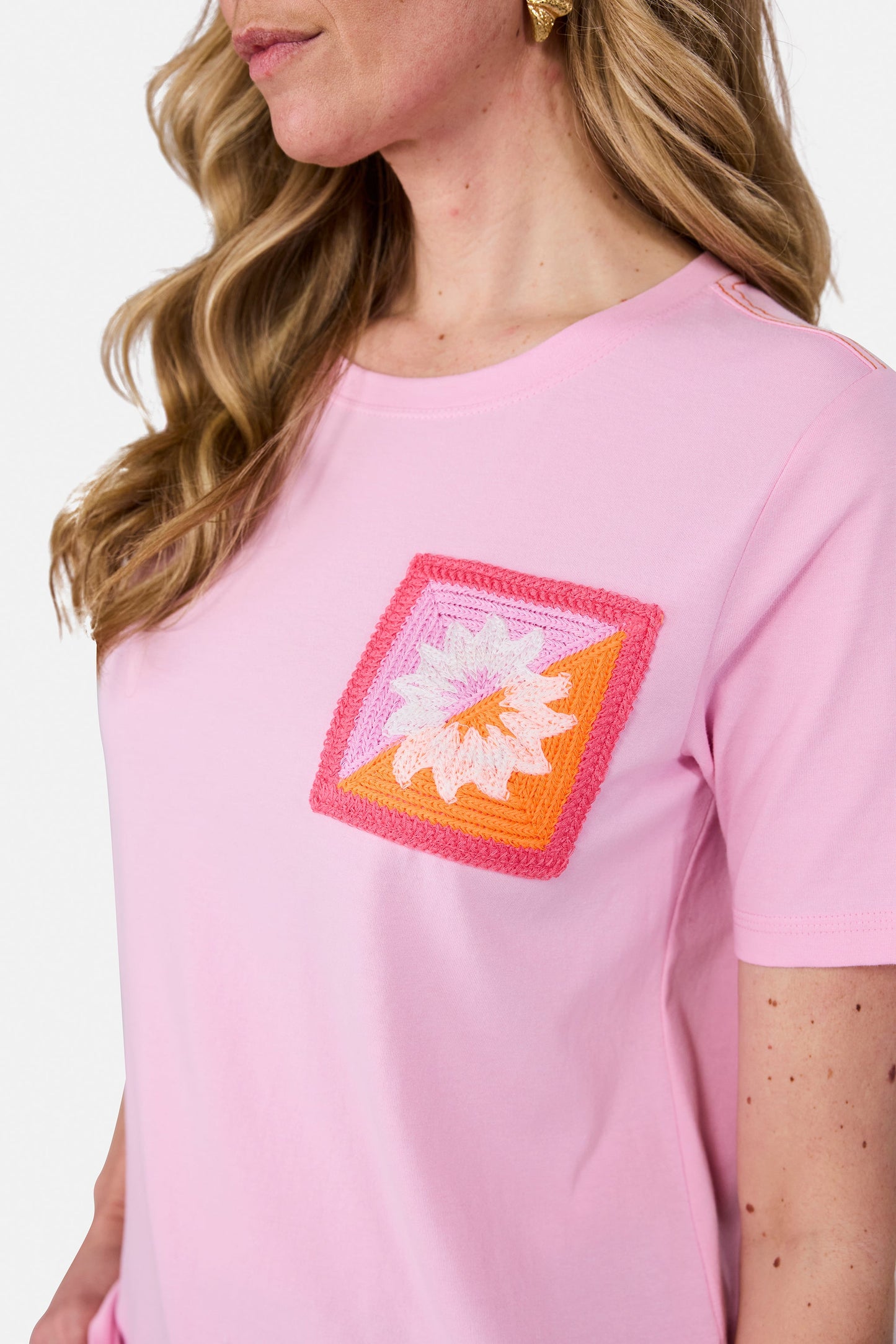 T-Shirt "CoraL" aus Baumwolle