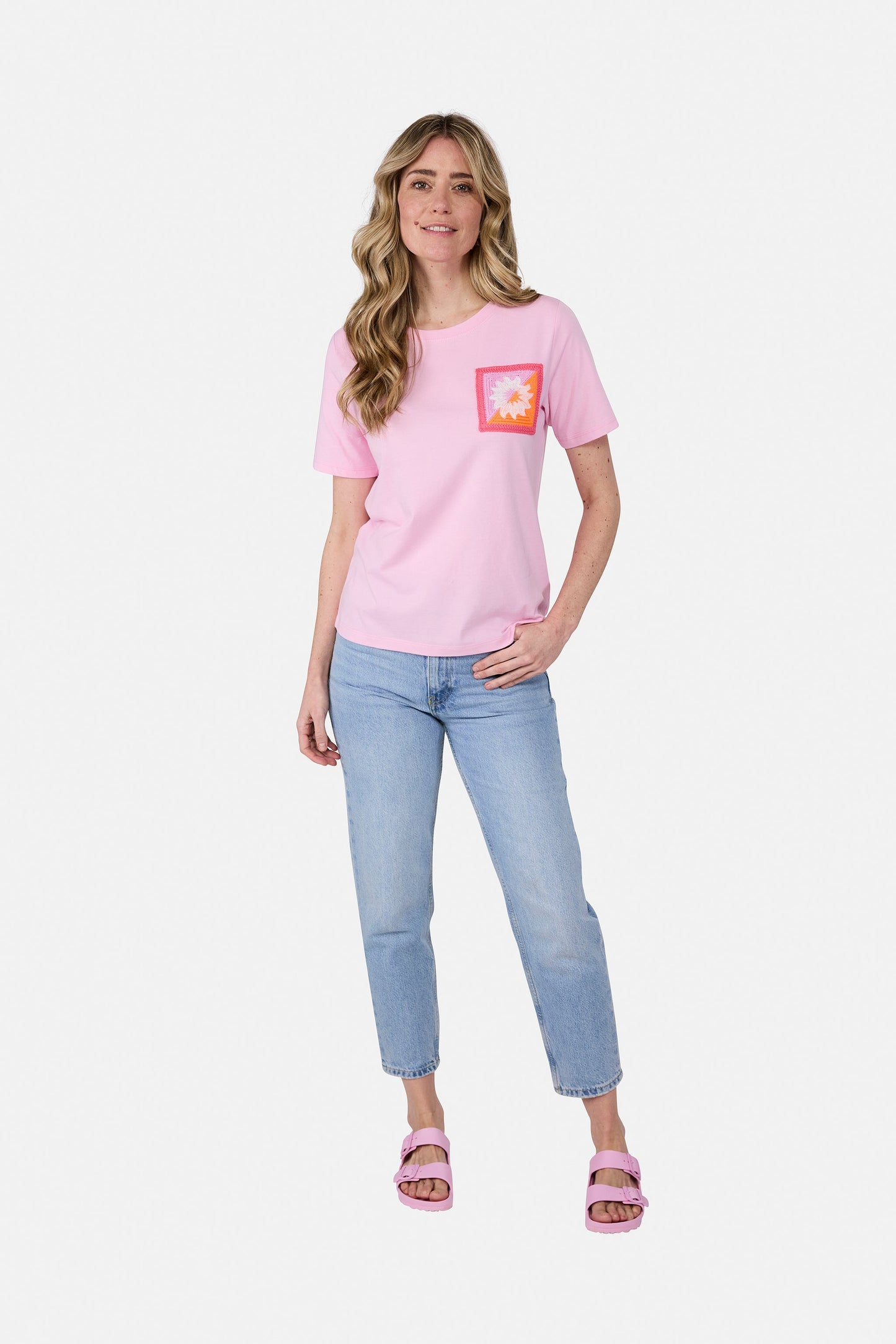 T-Shirt "CoraL" aus Baumwolle