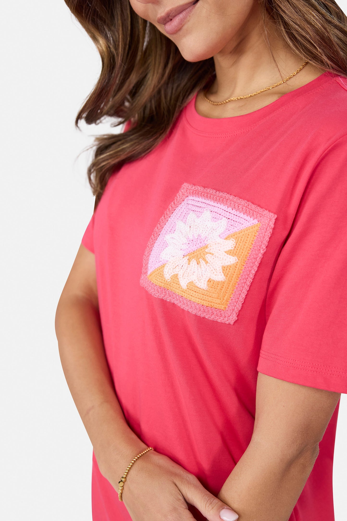 T-Shirt "CoraL" aus Baumwolle