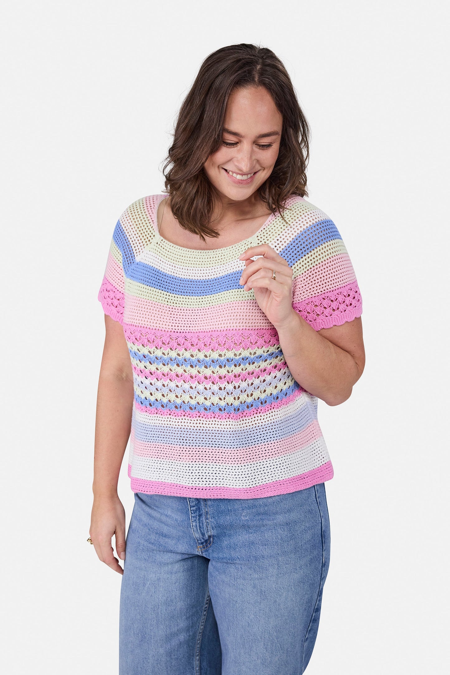 Strickpullover "LinkaL" aus Baumwolle