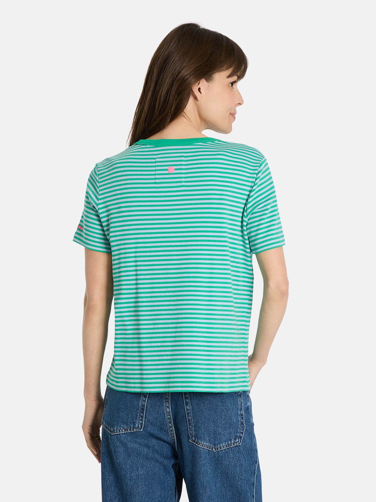 T-Shirt "DafinaL" aus Baumwolle
