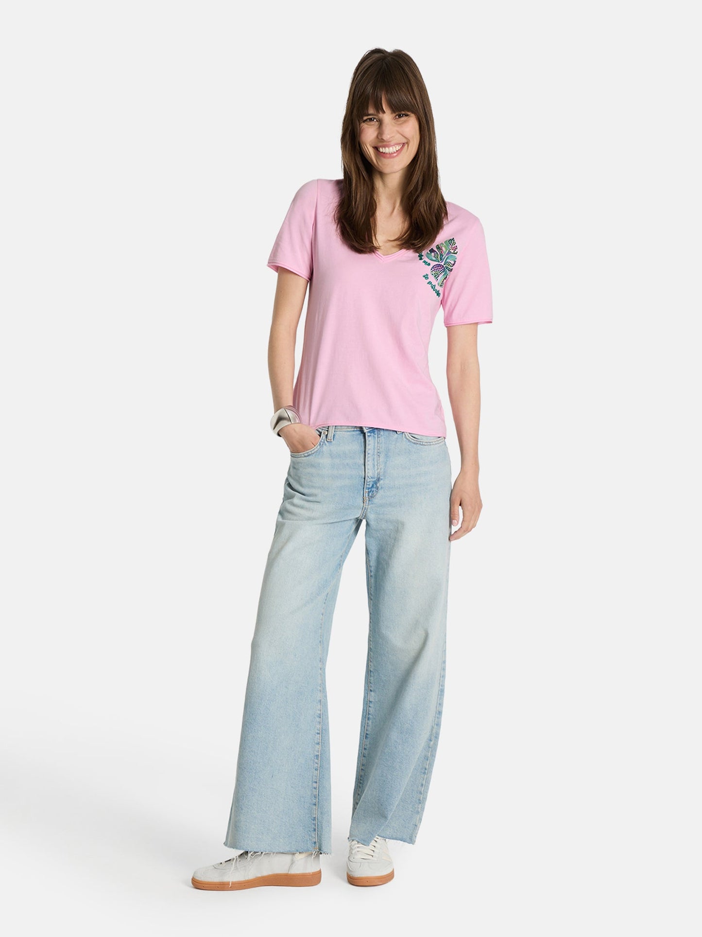 T-Shirt, "CalinaL" aus Baumwolle