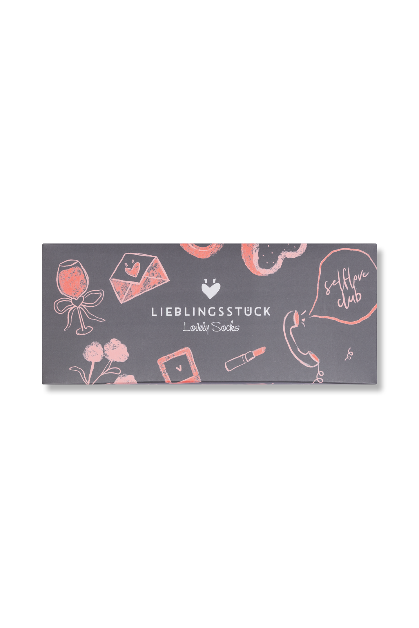Lovely Socks - Sneaker-Socken - Box und Kulturtasche