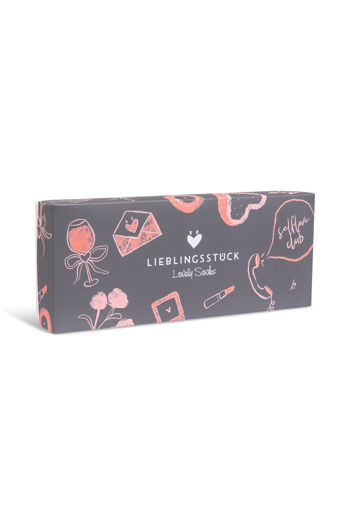 Lovely Socks - Sneaker-Socken - Box und Kulturtasche
