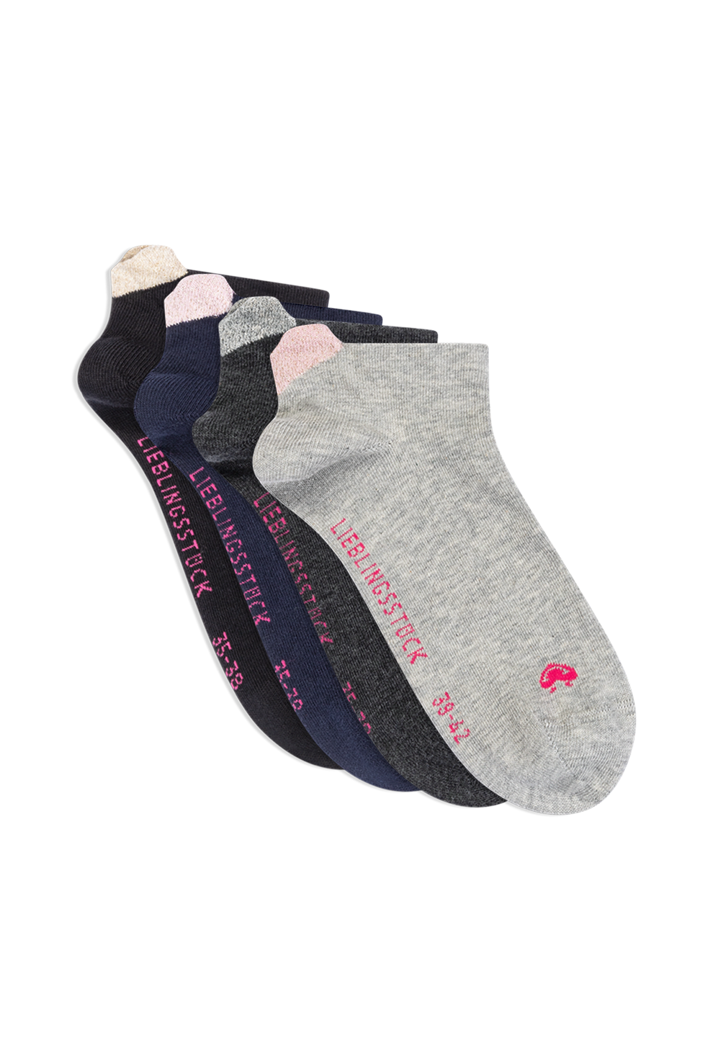 Lovely Socks - Sneaker-Socken - Box und Kulturtasche
