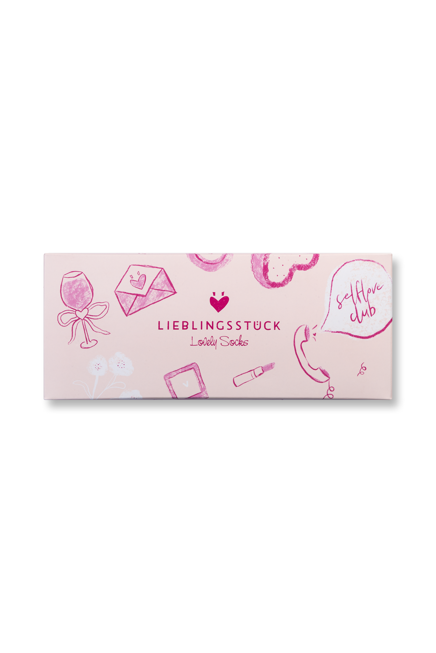 Lovely Socks - Sneaker-Socken - Box und Kulturtasche