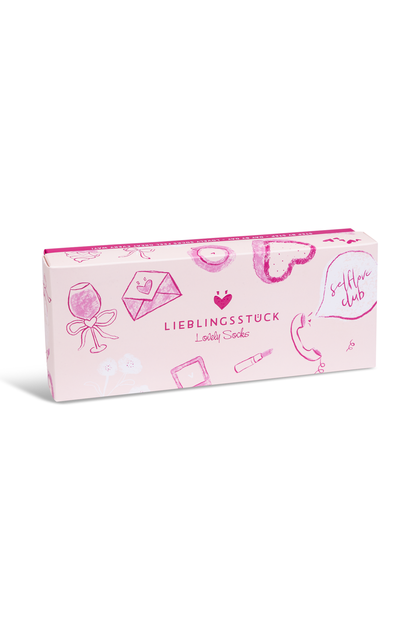 Lovely Socks - Sneaker-Socken - Box und Kulturtasche