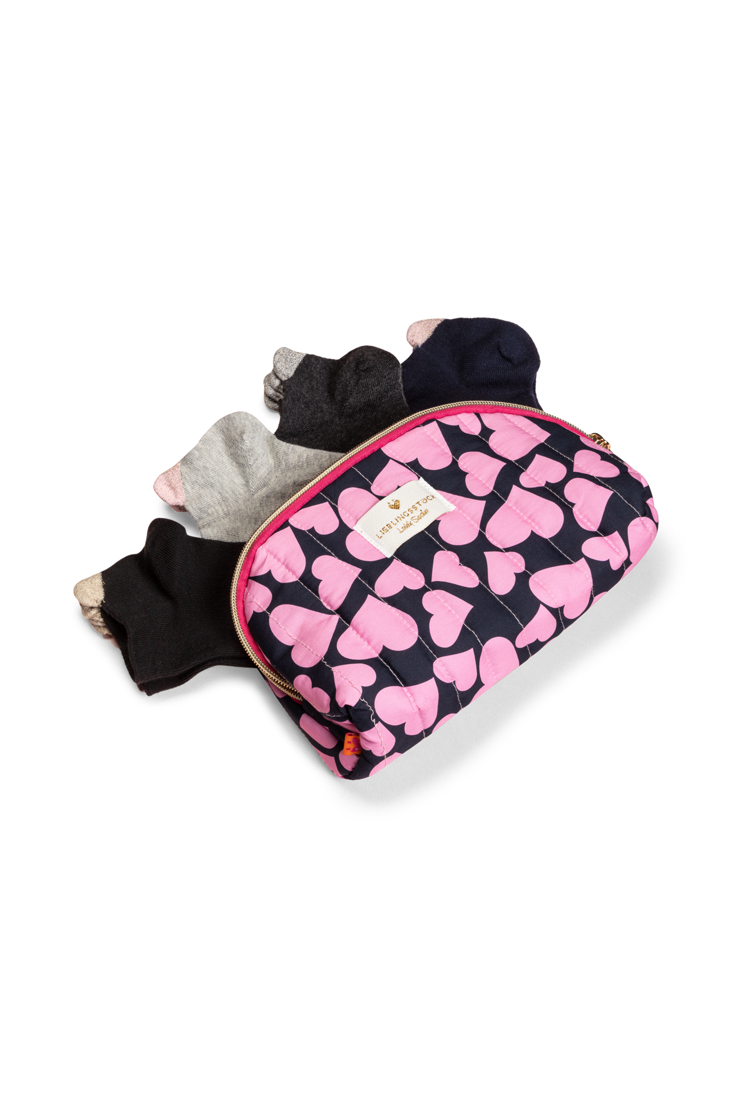Lovely Socks - Sneaker-Socken - Box und Kulturtasche