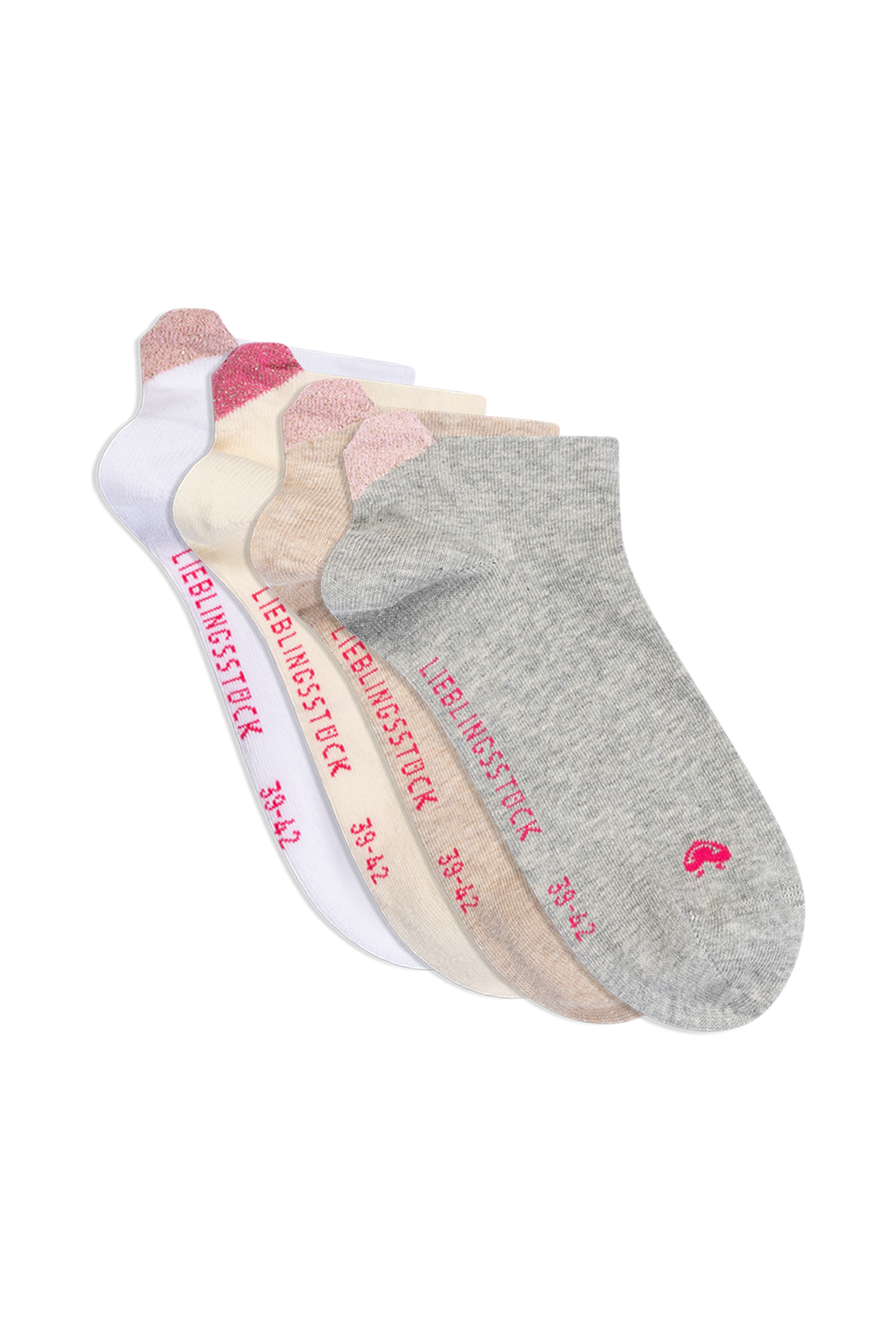 Lovely Socks - Sneaker-Socken - Box und Kulturtasche