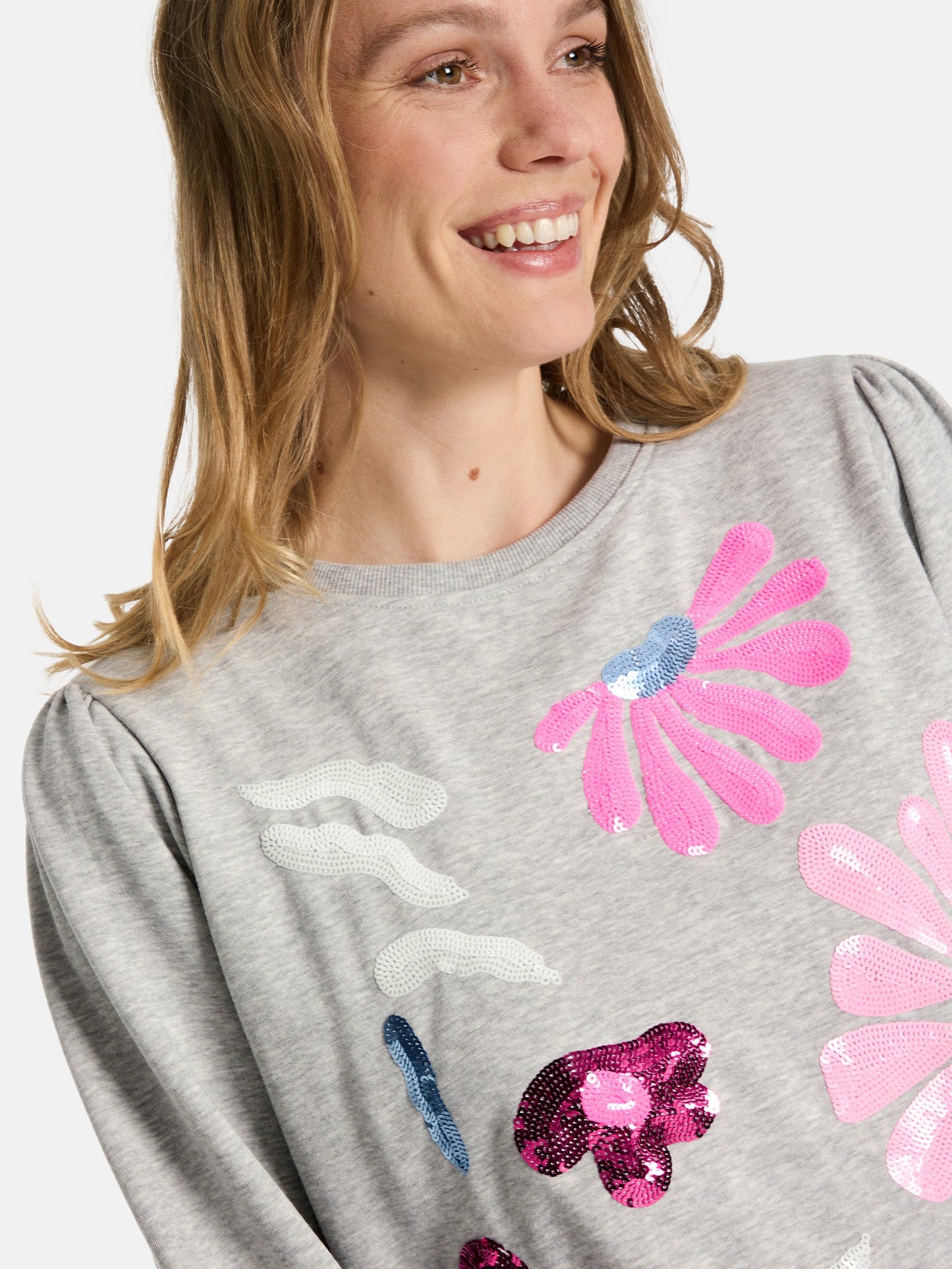 Sweatshirt "UlettaL" aus Baumwollmix
