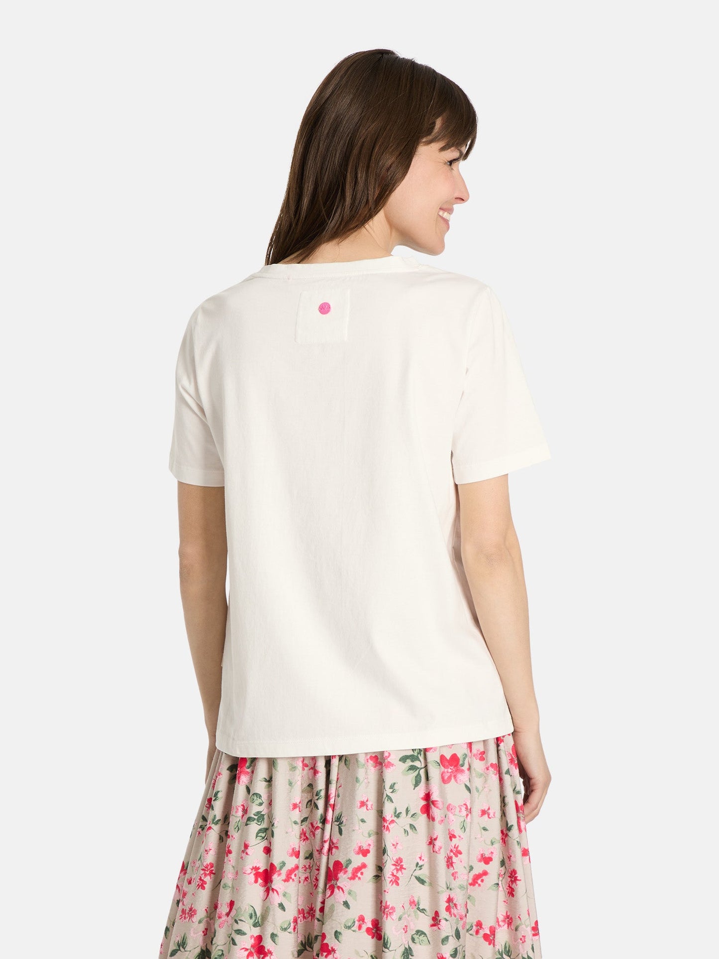 T-Shirt "CaraL" aus Baumwolle