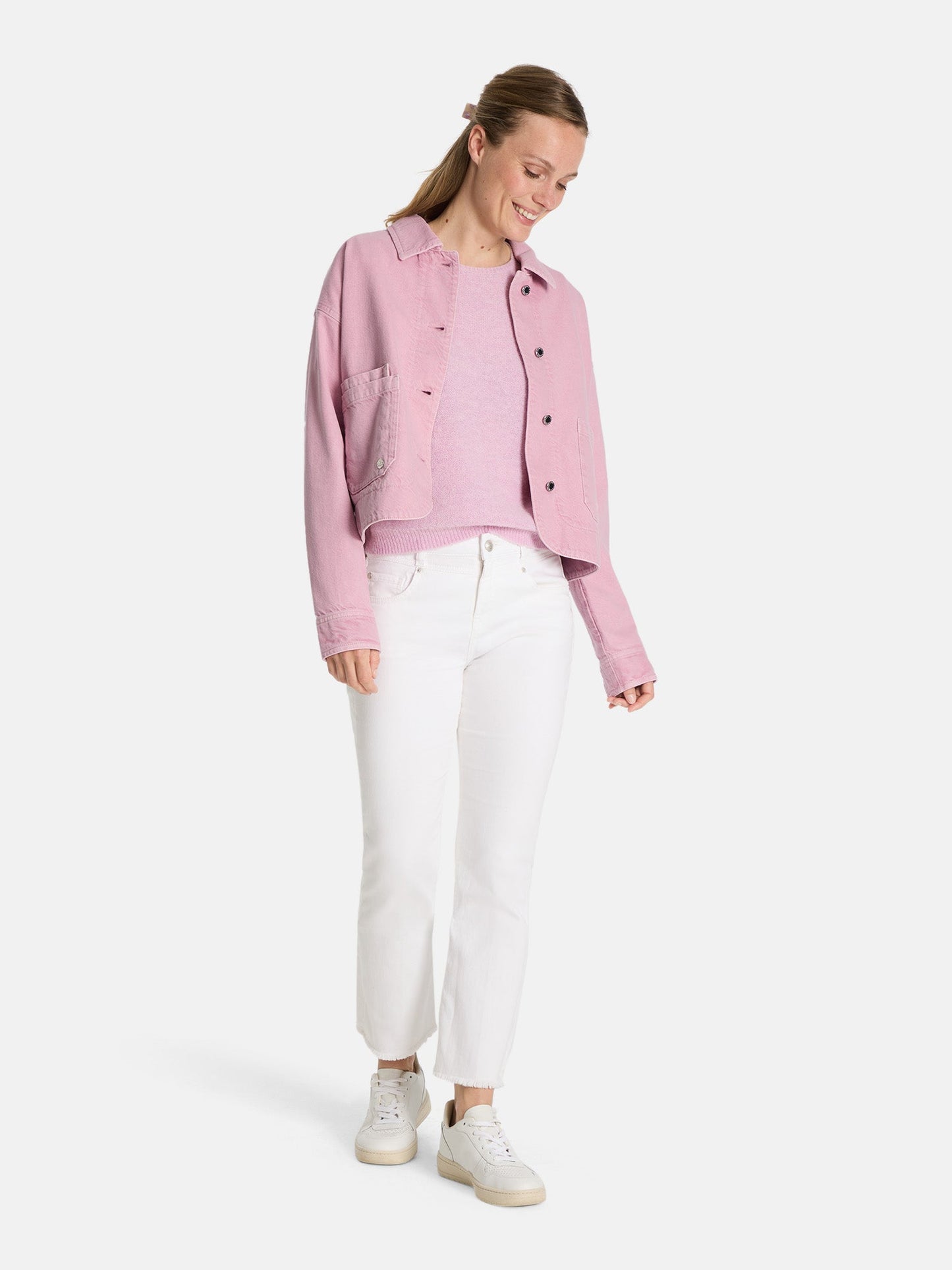 Jeansjacke "ChelseyL" aus Baumwollmix