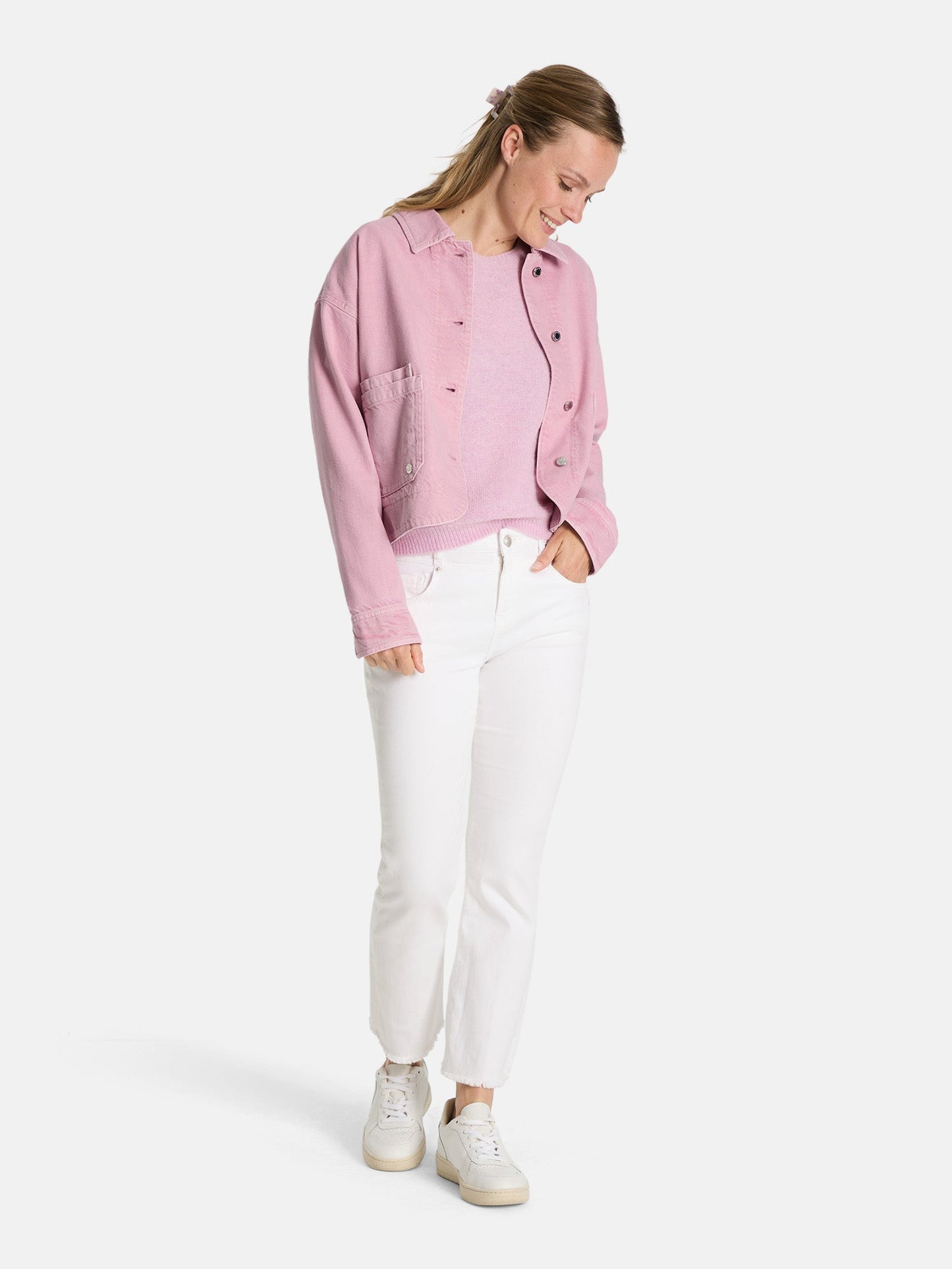 Jeansjacke "ChelseyL" aus Baumwollmix