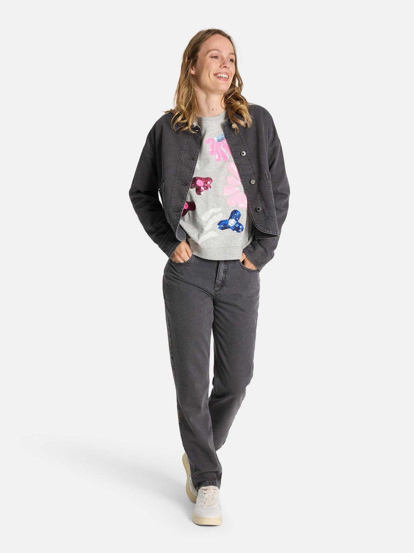 Jeansjacke "ChelseyL" aus Baumwollmix