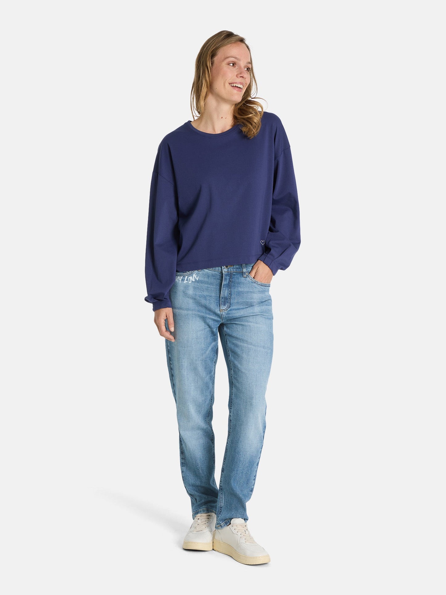 Jeans "LS-63" mit Baumwolle