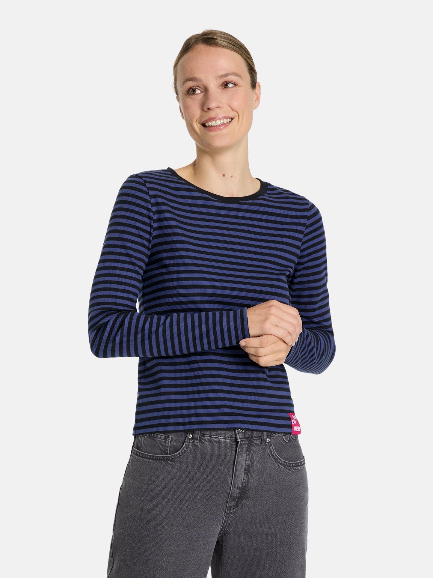 Langarmshirt "NashiEP" mit Elasthan
