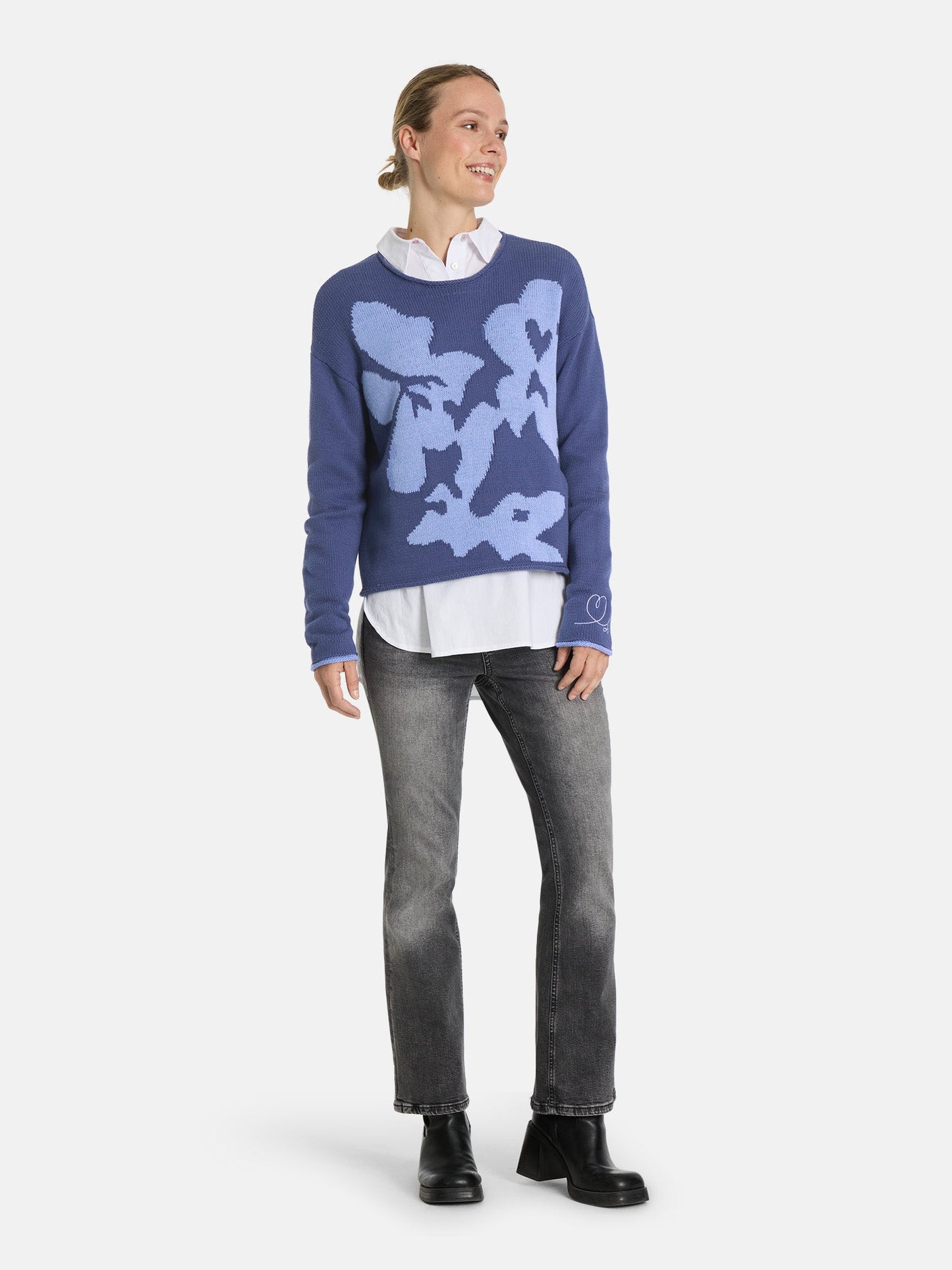Pullover "SaraiL" aus Baumwollmix