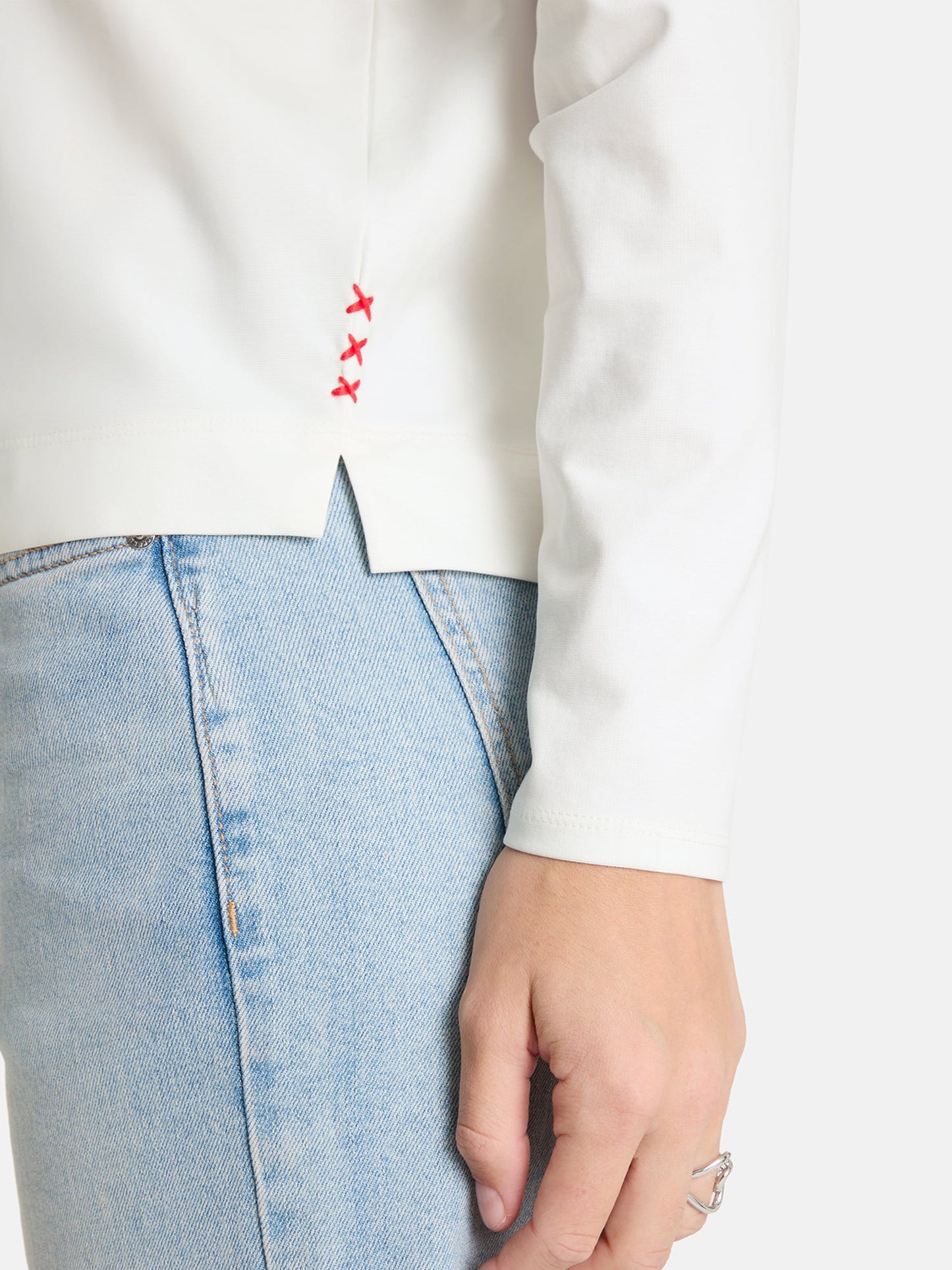 Sweatshirt "AadaL" aus Baumwollmix