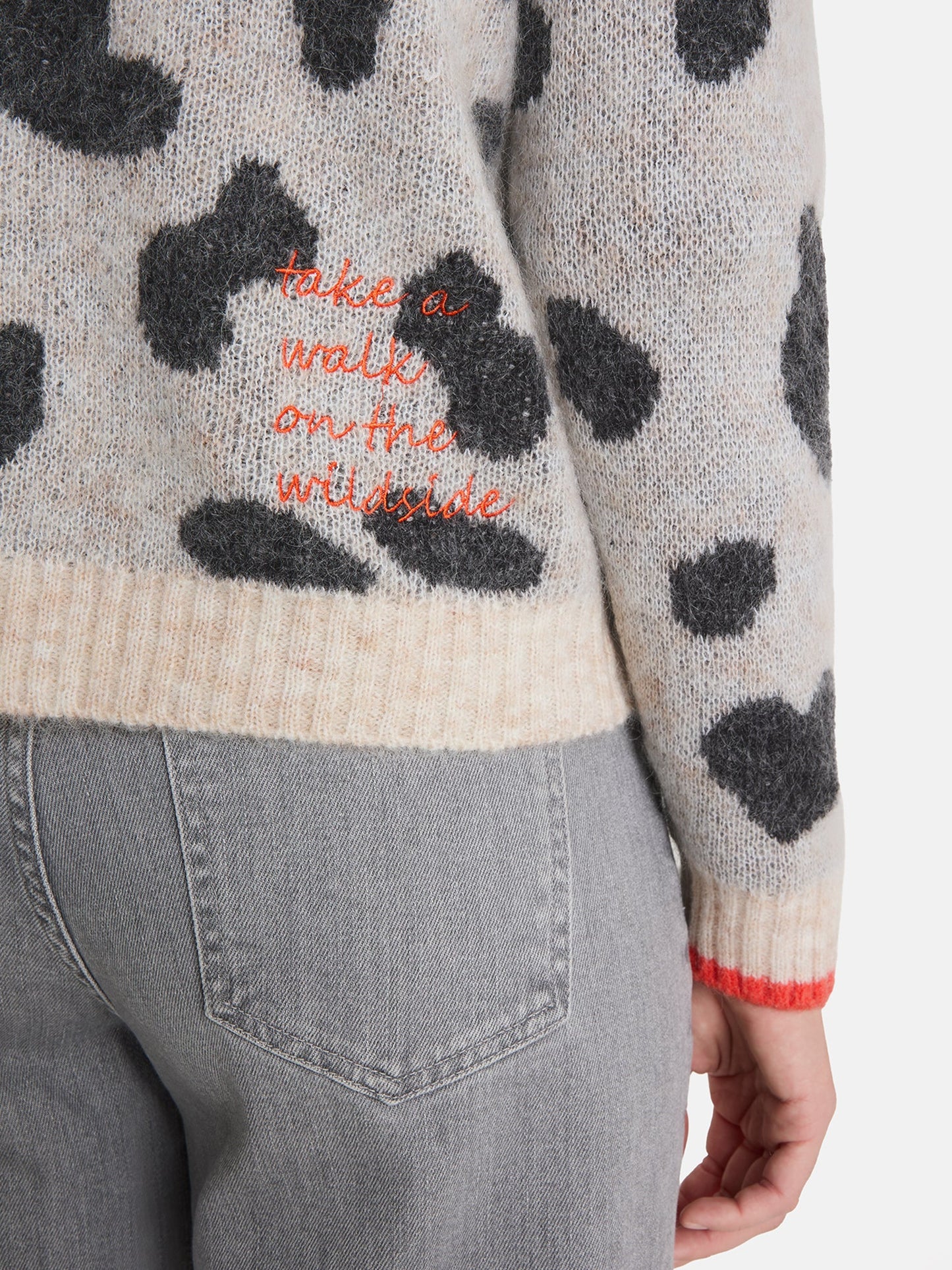 Strickjacke "AnninaL" mit Mohair