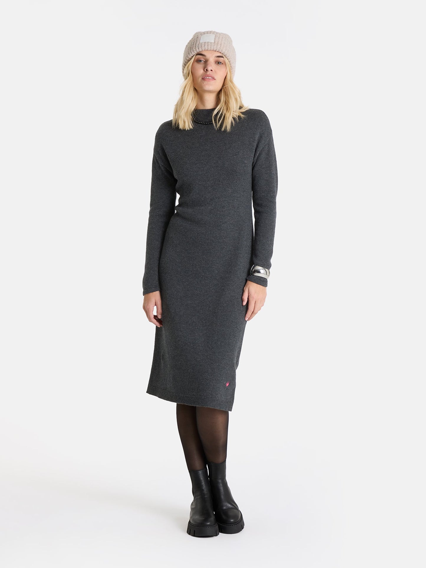 Strickkleid "LillemorL" aus Wollmix