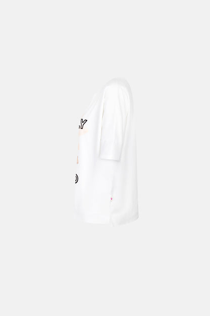 T-Shirt "DacinaL" aus Baumwolle