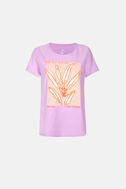 T-Shirt "DaliahL" aus Baumwolle