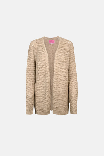 Strickjacke "BrynnL" aus Baumwollmix