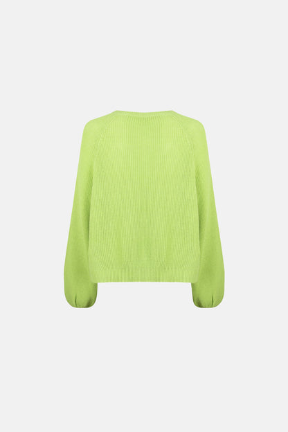 Strickjacke "LayaL" mit Leinen