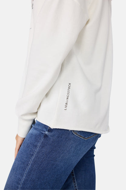 Sweatshirt "CyreneL" aus Baumwolle