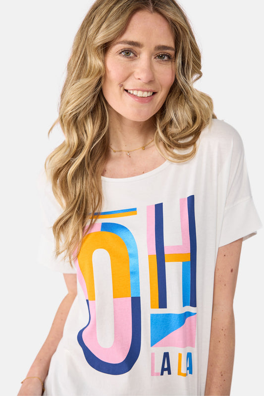 T-Shirt "CalaL" aus Baumwolle
