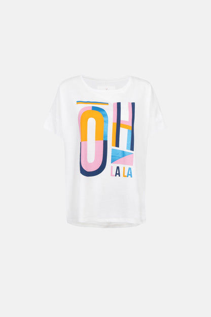 T-Shirt "CalaL" aus Baumwolle