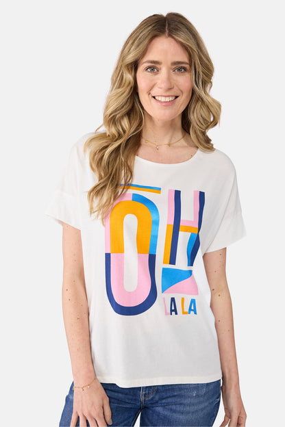 T-Shirt "CalaL" aus Baumwolle