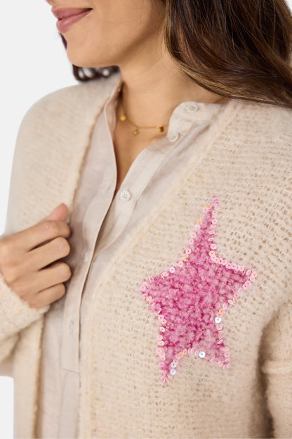 Strickjacke "TacianaL" aus Wollmix