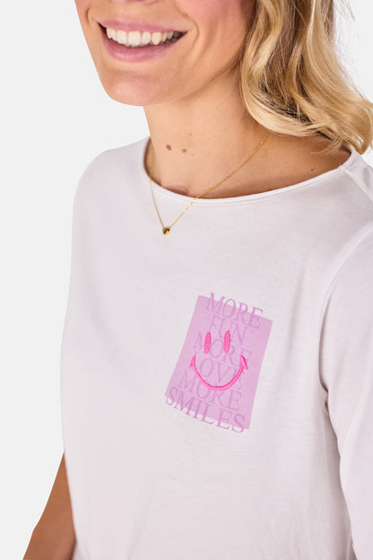 T-shirt "RiksaL" aus Baumwollmix